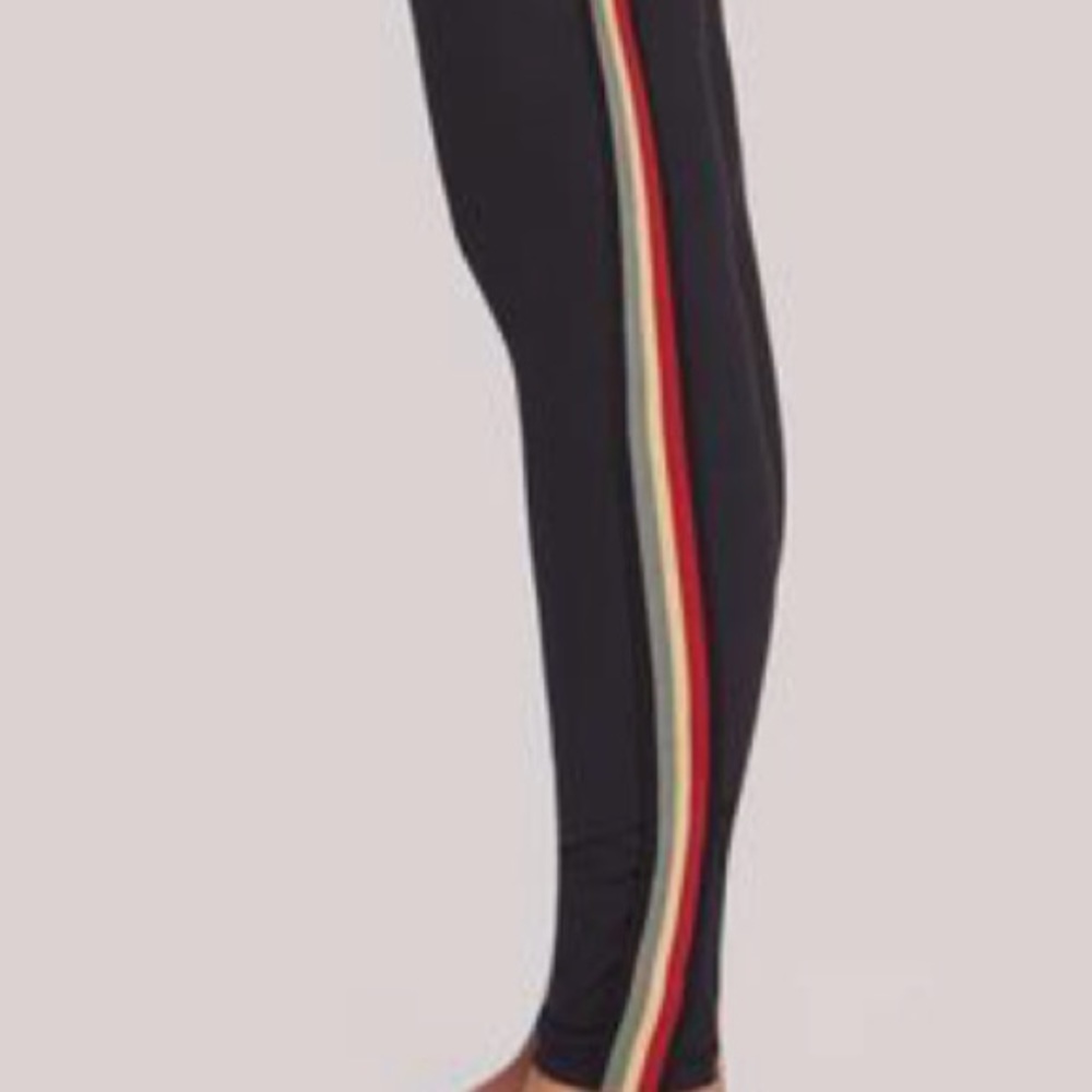 SPIRITUAL GANGSTER RASTA STRIPE 7/8 ACTIVE LEGGING - Picture 5 of 6